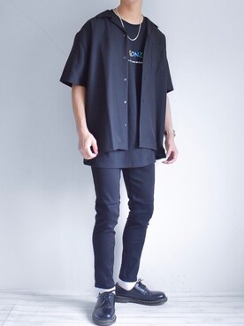 「blackdia by 7JEWELRY（ブラックダイヤバイセブンジュエリー）のアイテム」を使った、たいがさん（メンズ・172cm）の夏コーディネート