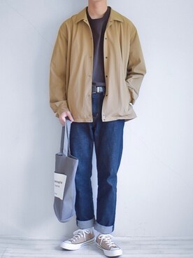 「CT70s」｜「アイテム（その他アウター）」を使った、たいがさん（メンズ・172cm）の夏コーディネート