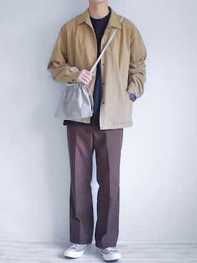 「CT70s」｜「アイテム（その他アウター）」を使った、たいがさん（メンズ・172cm）の秋コーディネート
