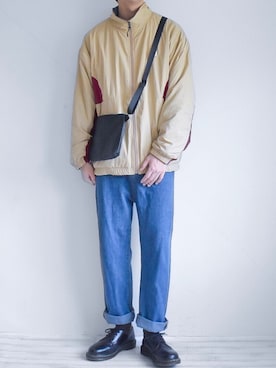 「リバーシブル」｜「アイテム（アナログ腕時計）」を使った、たいがさん（メンズ・172cm）の秋コーディネート