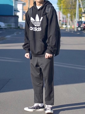 「Lee（リー）のアイテム（バッグ）」を使った、たいがさん（メンズ・172cm）の秋コーディネート