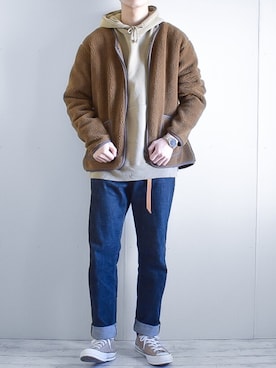 たいがさん（メンズ・172cm）の冬コーディネート