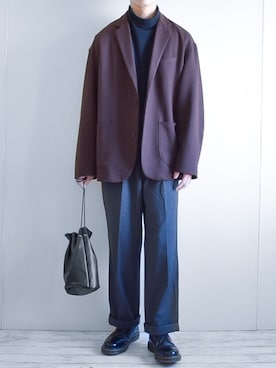 「niko and...（ニコアンド）のアイテム（ジャケット/アウター）」を使った、たいがさん（メンズ・172cm）の冬コーディネート