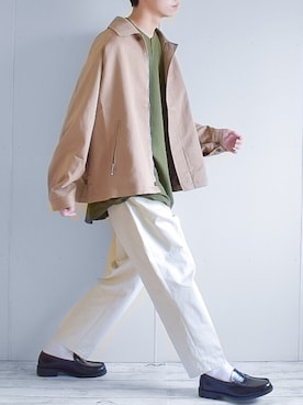 「INTER FACTORY（インターファクトリー）のアイテム（その他アウター）」を使った、たいがさん（メンズ・172cm）の春コーディネート