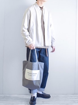 「URBAN RESEARCH（アーバンリサーチ）のアイテム（ジャケット/アウター）」を使った、たいがさん（メンズ・172cm）の春コーディネート