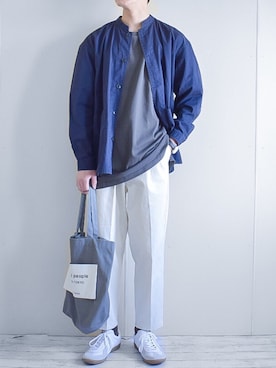 「Lee（リー）のアイテム（トップス）」を使った、たいがさん（メンズ・172cm）の春コーディネート