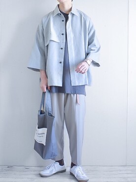 「Lee（リー）のアイテム（トップス）」を使った、たいがさん（メンズ・172cm）の春コーディネート
