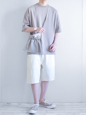 「ZIP FIVE（ジップファイブ）のアイテム（パンツ）」を使った、たいがさん（メンズ・172cm）の春コーディネート