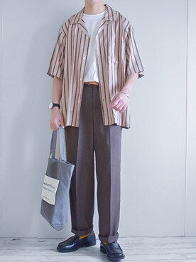 「PETIT BATEAU（プチバトー）のアイテム」を使った、たいがさん（メンズ・172cm）の夏コーディネート