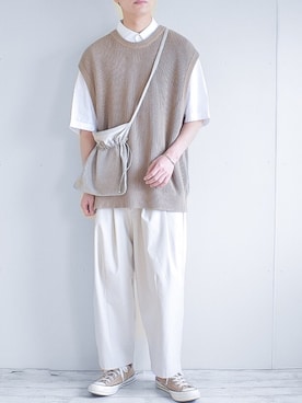 白シャツ のメンズ人気ファッションコーディネート Wear