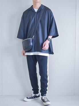 「ZIP FIVE（ジップファイブ）のアイテム（パンツ）」を使った、たいがさん（メンズ・172cm）の夏コーディネート