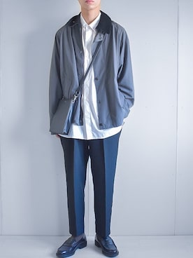 「Steven Alan（スティーブンアラン）のアイテム（ナイロンジャケット）」を使った、たいがさん（メンズ・172cm）の秋コーディネート