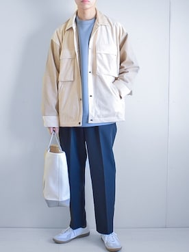 「ZIP FIVE（ジップファイブ）のアイテム（スウェット）」を使った、たいがさん（メンズ・172cm）の秋コーディネート