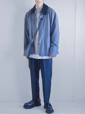 「Steven Alan（スティーブンアラン）のアイテム（ナイロンジャケット）」を使った、たいがさん（メンズ・172cm）の冬コーディネート