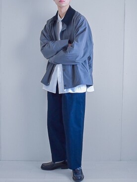 「Steven Alan（スティーブンアラン）のアイテム（ナイロンジャケット）」を使った、たいがさん（メンズ・172cm）の冬コーディネート