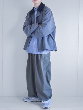 「Steven Alan（スティーブンアラン）のアイテム（ナイロンジャケット）」を使った、たいがさん（メンズ・172cm）の春コーディネート