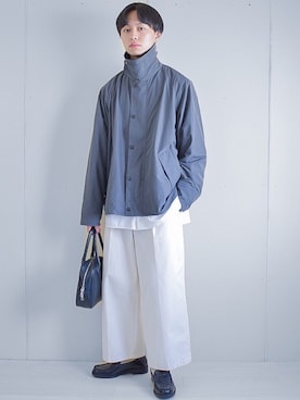 「Steven Alan（スティーブンアラン）のアイテム（ナイロンジャケット）」を使った、たいがさん（メンズ・172cm）の春コーディネート