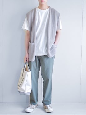 「libenis（リベンス）のアイテム」を使った、たいがさん（メンズ・172cm）の春コーディネート