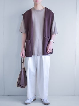 「Creed（クリード）のアイテム」を使った、たいがさん（メンズ・172cm）の春コーディネート