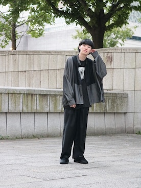 「SUPERTHANKS」｜「アイテム（サンダル）」を使った、はせしゅんさん（メンズ・175cm）の夏コーディネート
