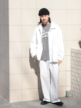 「JOINT WORKS（ジョイントワークス）のアイテム（ジャケット/アウター）」を使った、はせしゅんさん（メンズ・175cm）の冬コーディネート