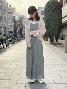 「BRACTMENT（ブラクトメント）のアイテム（カーディガン/ボレロ）」を使った、nishitani11387さん（レディース・164cm）の冬コーディネート
