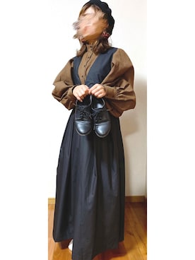 「#秋コーデ」｜「アイテム（帽子）」を使った、maaさん（レディース・151cm）の秋コーディネート