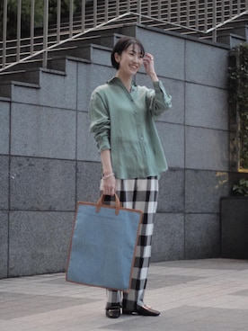 志水　愛理さん（レディース・164cm）の春コーディネート