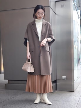 「ASTRAET（アストラット）のアイテム（ジャケット/アウター）」を使った、志水　愛理さん（レディース・164cm）の秋コーディネート