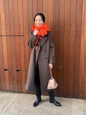 「AMBOISE（アンボワーズ）のアイテム」を使った、志水　愛理さん（レディース・164cm）の秋コーディネート
