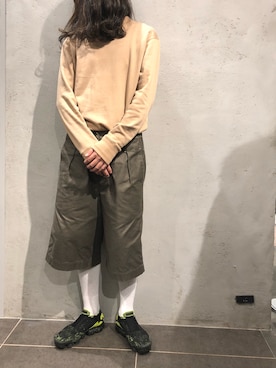 「B2nd」｜「アイテム（スウェット）」を使った、スタッフHさん（メンズ・175cm）の夏コーディネート