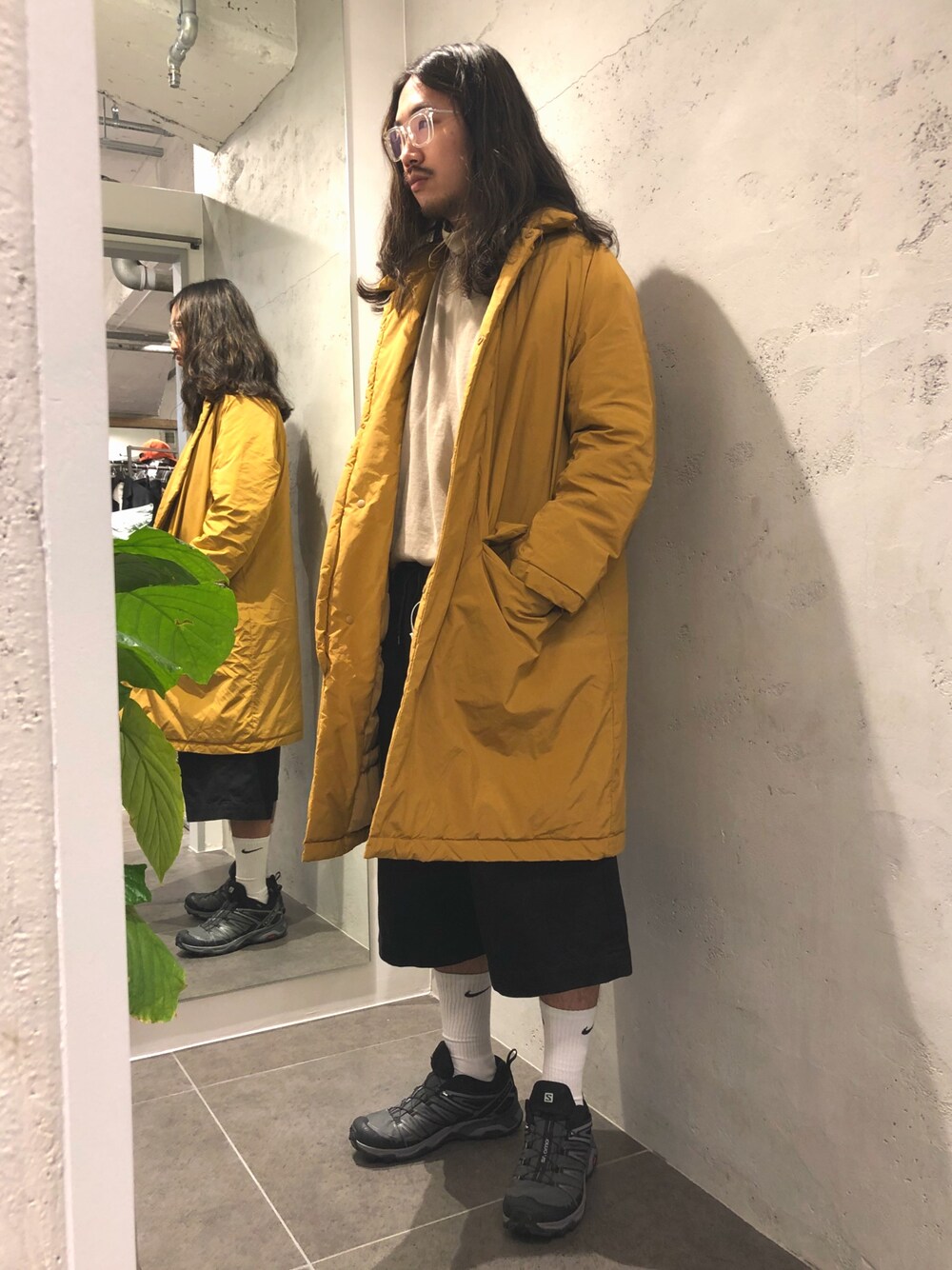 「wearhalloween2018、オトナカジュアル、B2nd」｜「REMI RELIEFのアイテム（その他アウター、オレンジ系）」を使った、スタッフHさん（メンズ・175cm）の秋コーディネートの1枚目の写真