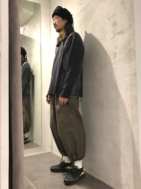 「ストリート服が好き」｜スタッフHさん（メンズ・175cm）の秋コーディネート