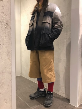 「MINOTAUR（ミノトール）のアイテム」を使った、スタッフHさん（メンズ・175cm）の冬コーディネート