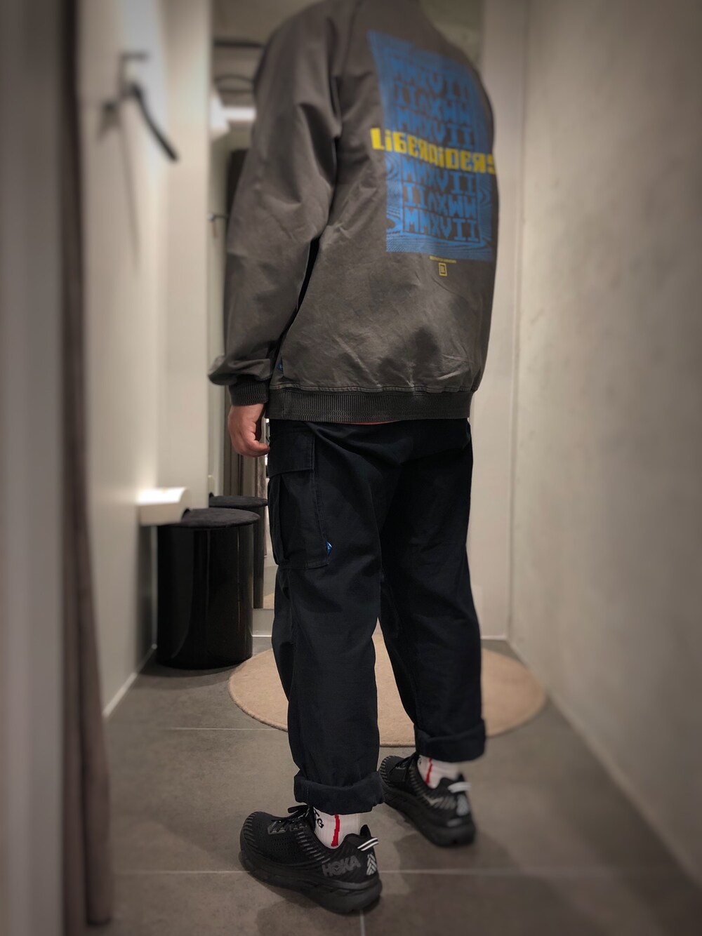 「平成最後のWEARISTAセンバツ、春コーデ」｜「Liberaidersのアイテム（ジャケット/アウター、グリーン系）」を使った、スタッフHさん（メンズ・175cm）の春コーディネートの1枚目の写真