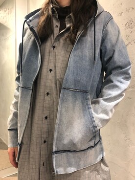「surt（サート）のアイテム（トップス）」を使った、スタッフHさん（メンズ・175cm）の春コーディネート