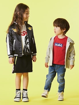 kladskap　クレードスコープさん（キッズ・96cm）の春コーディネート