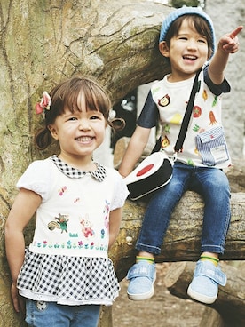 kladskap　クレードスコープさん（キッズ・94cm）の春コーディネート