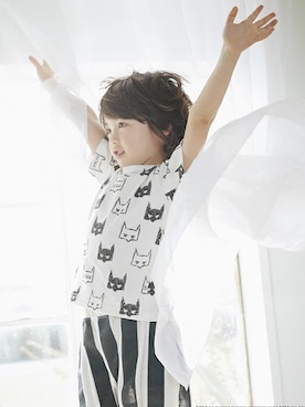 kladskap　クレードスコープさん（キッズ・106cm）の春コーディネート