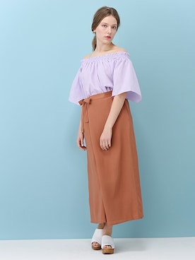 「petit main LIEN（プティマインリアン）のアイテム」を使った、kladskap　クレードスコープさん（レディース・168cm）の春コーディネート