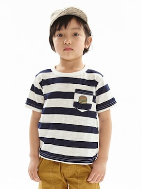 「b・ROOM（ビールーム）のアイテム」を使った、kladskap　クレードスコープさん（キッズ・109cm）の春コーディネート