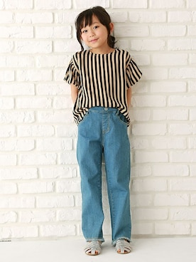 「b・ROOM（ビールーム）のアイテム」を使った、kladskap　クレードスコープさん（キッズ・113cm）の春コーディネート
