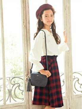 「Lindsay（リンジィ）のアイテム」を使った、kladskap　クレードスコープさん（キッズ・155cm）の秋コーディネート