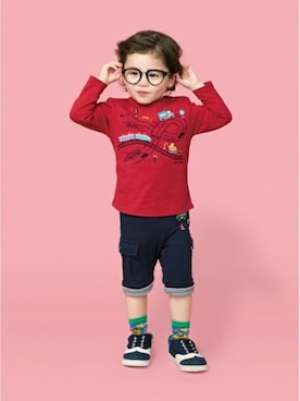 「kladskap（クレードスコープ）のアイテム」を使った、kladskap　クレードスコープさん（キッズ・94cm）の冬コーディネート