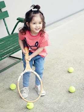 「kladskap（クレードスコープ）のアイテム」を使った、kladskap　クレードスコープさん（キッズ・93cm）の春コーディネート