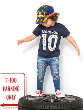 「kladskap（クレードスコープ）のアイテム」を使った、kladskap　クレードスコープさん（キッズ・96cm）の冬コーディネート