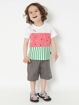 kladskap　クレードスコープさん（キッズ・95cm）の夏コーディネート