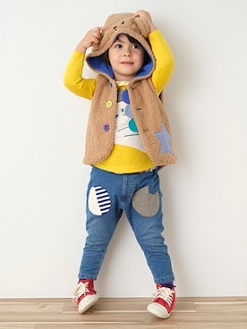 kladskap　クレードスコープさん（キッズ・94cm）の秋コーディネート