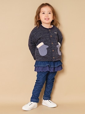 kladskap　クレードスコープさん（キッズ・86cm）の秋コーディネート