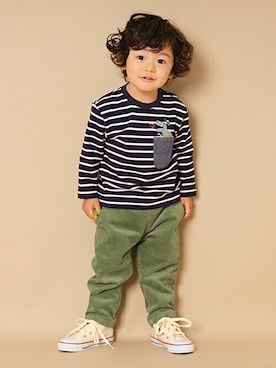 kladskap　クレードスコープさん（キッズ・90cm）の秋コーディネート